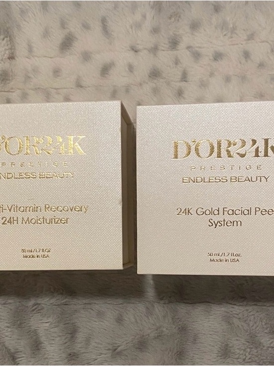 D'Or Skincare Other - D'Or24K Prestige Endless Beauty 24K Gold Facial Peel System - White and Gold